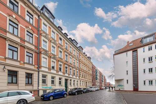 Gebäudeansicht - 1 Zimmer Etagenwohnung zum Kaufen in Leipzig