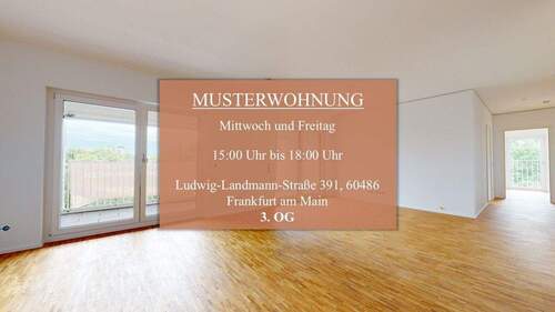 Musterwohnung - 3 Zimmer Etagenwohnung zum Kaufen in Frankfurt am Main