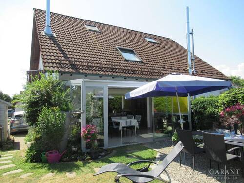 Ansicht Garten - 5 Zimmer Doppelhaushälfte zum Kaufen in Urbach