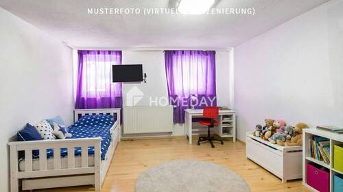 1. OG Kinderzimmer 2 1-Musterfoto (virtuelle Inszenierung)1 - 