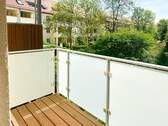 Balkon zum grünen Innenhof - 