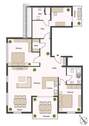Grundriss - ca 115 qm Wfl - 