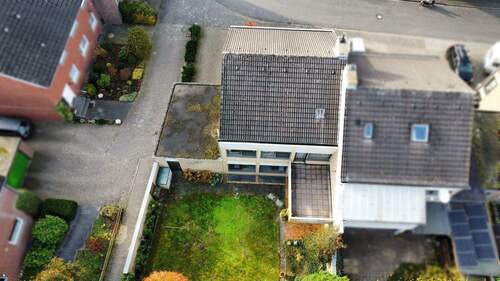 Ansicht Drohnenaufnahme - 4 Zimmer Doppelhaushälfte zum Kaufen in Warendorf