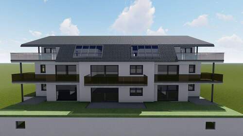 Ansicht Süd - Super schöne Wohnung: Ganz oben, mit Aussicht und großem Balkon!
