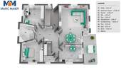 Grundriss Wohnung Wohnung EG Blaustein - 