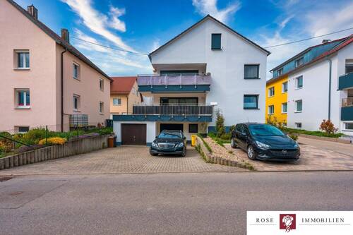 Ansicht Süd - Etagenwohnung mit 118,10 m&sup2; in Leutenbach zum Kaufen