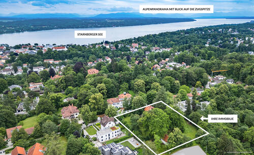 Luftbild - Grundstück zum Kaufen in Starnberg