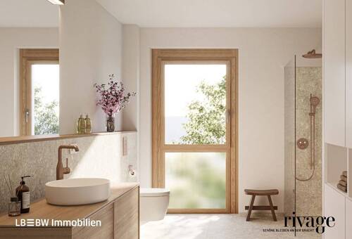 Badezimmer Ligne Exclusive - Etagenwohnung mit 88,70 m² in Mainz zum Kaufen