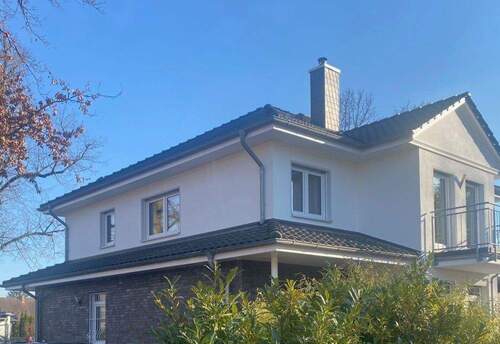 Ansicht mit Attika - 