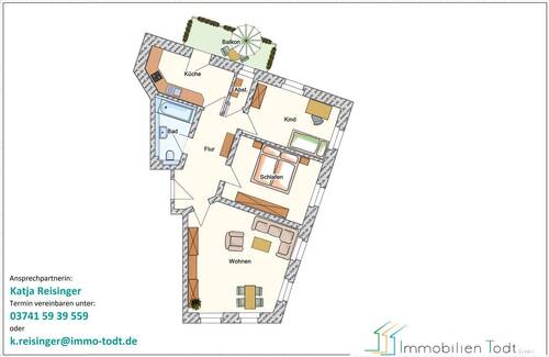Plauen, Neundorfer Str. 170, WE 08 - 