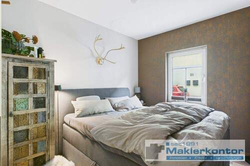 Schlafzimmer - Etagenwohnung mit 47,00 m&sup2; in Waren zum Kaufen