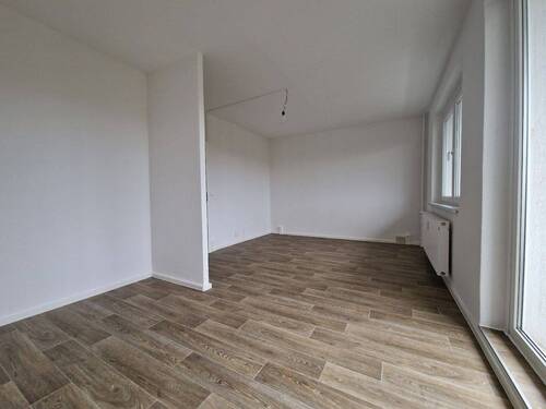 Wohnzimmer - 1 Zimmer Etagenwohnung zur Miete in Halle (Saale)