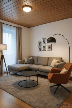 Wohnzimmer Haus 1 - 1 Zimmer Mehrfamilienhaus, Wohnhaus in Unterföhring