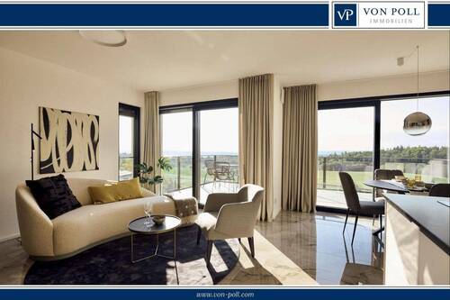 Titelbild - Exklusives Wohnen am Bodensee: Möbliertes 3 Zi. Neubau-Apartment in Top-Lage