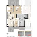 Grundriss WE 1 - WE 1: 3 Zimmer im EG mit Gartenanteil