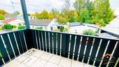 Südbalkon (Loggia) - 3 Zimmer Etagenwohnung in Bad Sassendorf