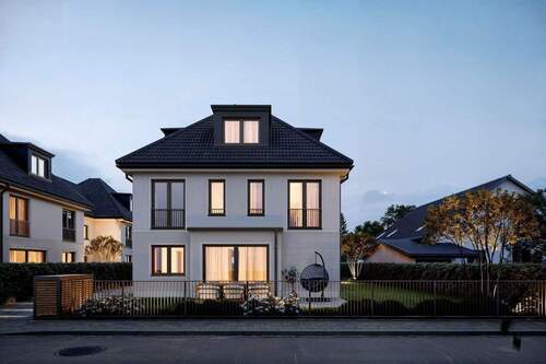 Sicht Clemens-Krauß-Str. - 6 Zimmer Doppelhaushälfte in München