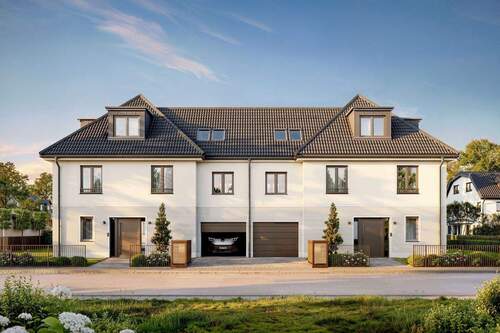 Sicht aus Franz-Wüllner-Str. - Doppelhaushälfte mit 180,00 m&sup2; in München zum Kaufen