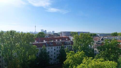 Blick nach Berlin Mitte auf den Fernsehturm - 