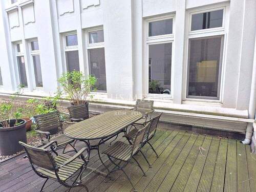 Terrasse - Büro zur Miete in Hamburg
