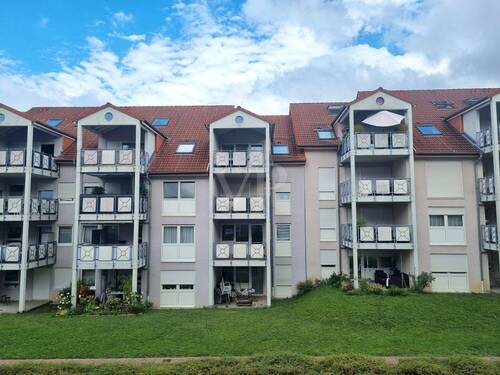 Aussicht Balkon - 1 Zimmer Etagenwohnung in Pforzheim
