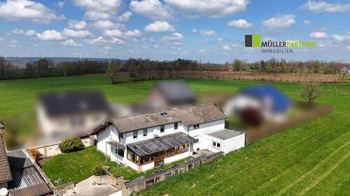 Rückansicht Drohne Aussicht - 8 Zimmer Mehrfamilienhaus, Wohnhaus zum Kaufen in Simmerath / Kesternich