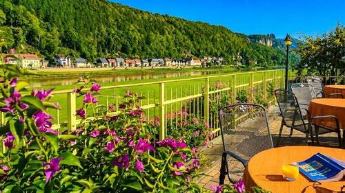 Ausblick von Terrasse - 