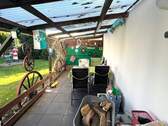teilw. überdachte Terrasse - 