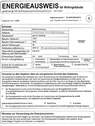 Energieausweis - 