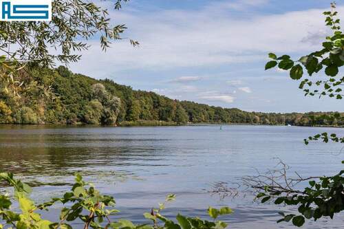 Griebnitzsee, Blick auf andere Uferseite - 3 Zimmer Terrassenwohnung in Potsdam