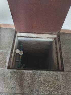Wasseranschluss in der Veranda - 