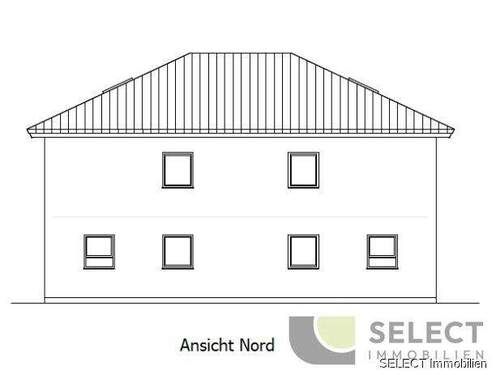 Ansicht Nord - 5 Zimmer Mehrfamilienhaus, Wohnhaus in Überherrn