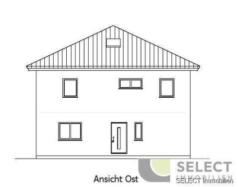 Ansicht Ost - Mehrfamilienhaus, Wohnhaus mit 121,00 m&sup2; in Überherrn zum Kaufen