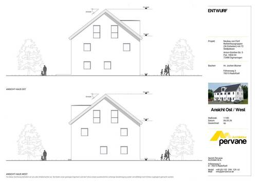 Bauplanung Giebelseite - 