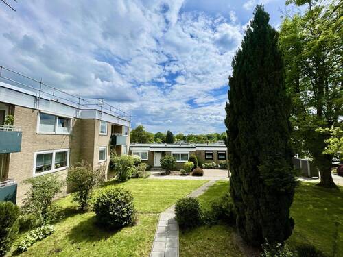 Ausblick von der Loggia - Etagenwohnung mit 77,00 m&sup2; in Osnabrück zum Kaufen