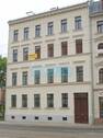 Hausfront - Gohlis-Süd * Bezugsfreie ETW in zentraler Lage * Tageslichtbad * dunkles Laminat * Südbalkon