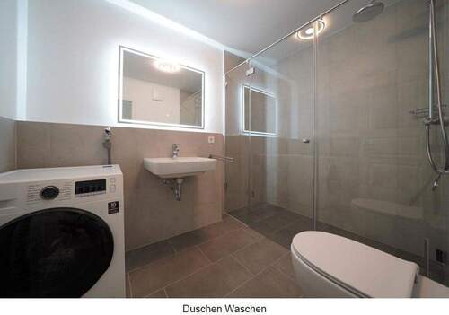 Dusche Waschen - Etagenwohnung mit 37,00 m² in Karlsfeld zur Miete