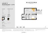 3.1.275 Grundriss 2 Zimmer - 