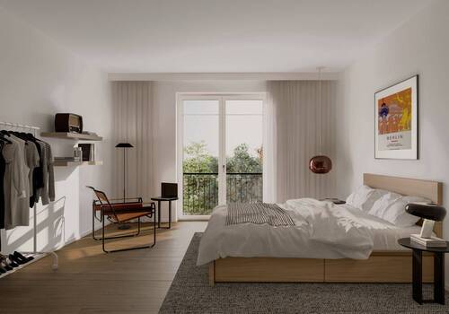 Visualisierung Schlafzimmer - 4 Zimmer Etagenwohnung in Berlin