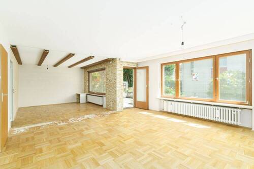 Wohnzimmer EG - 5 Zimmer Einfamilienhaus in Rottendorf