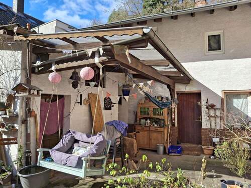 Terrasse .jpg - Einfamilienhaus mit 135,00 m&sup2; in Weinheim zum Kaufen