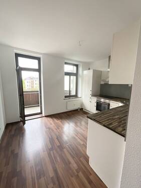 Küche (EBK nicht enthalten) - 3 Zimmer Etagenwohnung in Leipzig