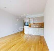 Neubau Erstbezug: Geschmackvolle 1-Zimmer-Wohnung mit Einbauküche & Dachterrasse - Frankfurt am Main Gallus