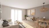 Lichtdurchfluteter Wohnbereich dank bodentiefer Fenster - 4 Zimmer Etagenwohnung zum Kaufen in Frankfurt (Oder)