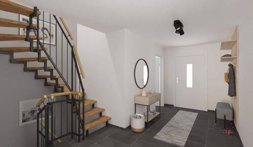Heller und freundlicher Eingangsbereich - 5 Zimmer Reihenmittelhaus zum Kaufen in Langen