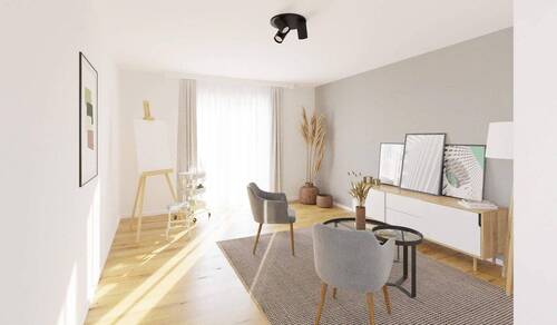 Ausgebautes Dachstudio mit angrenzender Dachterrasse - 
