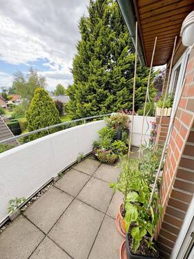 Balkonansicht - Etagenwohnung in Hude (Oldenburg) zum Kaufen