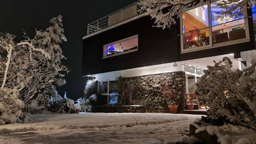 Hausansicht v. Garten Winter - 