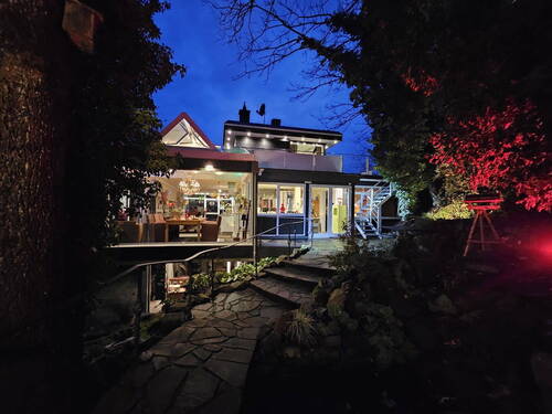 Nachtansicht vom Teich - 