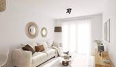 Heller Wohnbereich dank bodentiefer Fenster - Eigentumswohnung mit Balkon, Außenstellplatz und Keller
